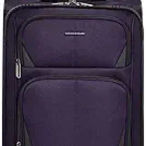 Valise Cabine U.S. Traveler Aviron Bay 23 pouces Extensible - Violet