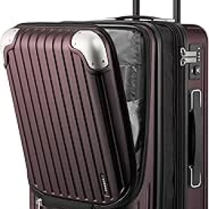 Valise Cabine 20 Pouces LEVEL8 Grace - Extensible, Légère et Homologuée Avion