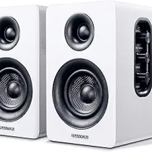 Enceintes Bluetooth Sanyun SW208 60W HiFi - Haut-parleurs Bookshelf avec DAC 24bit