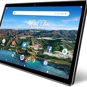 Tablette Android 10 pouces PRITOM M10 - 64GB, écran IPS HD, GPS