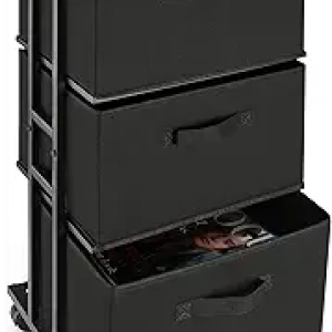 Commode 3 Tiroirs MAX Houser - Meuble de Rangement Vertical Compact