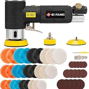 Ponceuse Orbitale Pneumatique SI FANG 1'' 2'' 3'' - Kit Complet 27 Accessoires