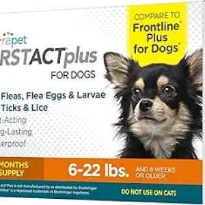 FirstAct Plus Antiparasitaire Chiens 5-22 kg - 6 doses menselles