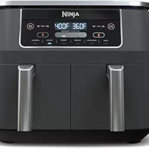 Ninja DZ201 Foodi - Friteuse Air Fryer 8 Quart DualZone avec 2 Paniers