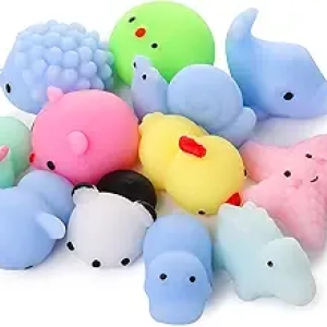 Mr. Pen - Lot de 12 Jouets Squishy Colorés pour Enfants | Anti-Stress