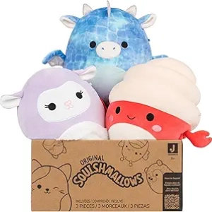Squishmallows Original Mystery 3-Pack 20cm - Peluches Officielles Jazwares