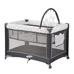 Parc Bébé Portable Pamo avec Bassinet - Lit de Voyage Pliable