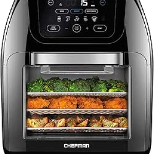 Friteuse Air Chefman 10L Multifonction - Rotisserie, Déshydrateur, Four