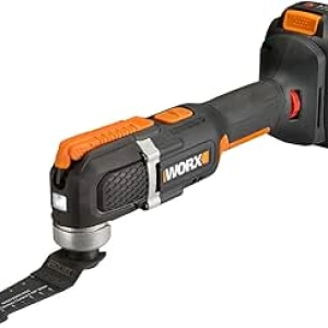 Worx WX696L Outil Multifonction Oscillant 20V Sans Fil - Scie, Ponceuse, Rabot