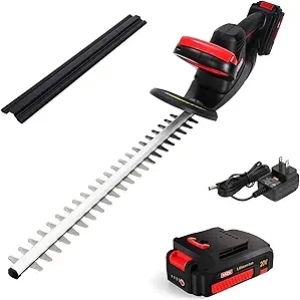 Taille-haie sans fil 22'' MZK 20V - Coupe-buissons compact et léger avec batterie