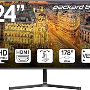 Écran Packard Bell AirFrame 24" FHD 1920x1080 - Moniteur ultrawide pour bureau et gaming