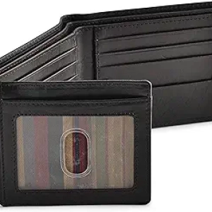 Portefeuille Homme Cuir RFID BULL GUARD - Bifold Protection Antivol