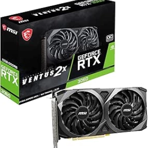 Carte Graphique MSI RTX 3060 12GB - Gaming PCIe 4.0 Ampere