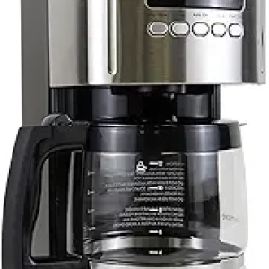 Cafetière Programmable Kenmore 12 Tasses - Machine à Café avec Verseuse Verre