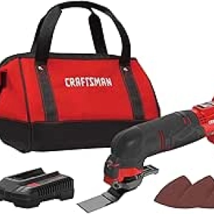 CRAFTSMAN V20 Outil Multifonction Oscillant sans Fil - Kit Complet avec Batterie