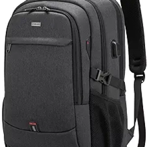 Sac à Dos 17 Pouces DUSLANG - Backpack de Voyage Imperméable avec Port USB