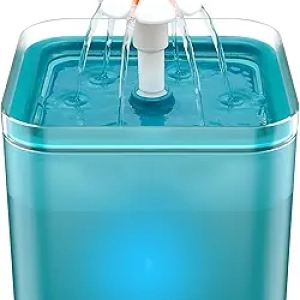 Fontaine à Eau pour Chat AONBOY 2L - Distributeur Automatique Silencieux