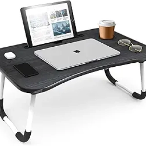 Plateau Lit Laptop Table - Support Ordinateur Portable Ajustable Pliable