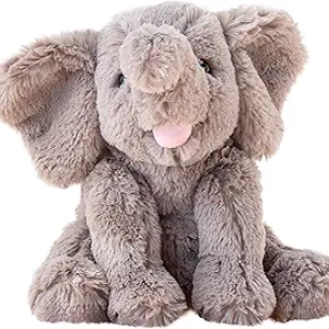 Peluche Éléphant Ultra Douce 23cm - Jouet en Peluche pour Enfants