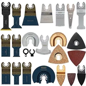 Kit 120 Lames Oscillantes Multifonction Compatible Bosch, Milwaukee, Ryobi, Dremel