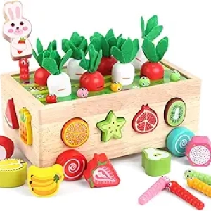 Jouets Montessori en Bois 1 2 3 ans - Jeux Éducatifs Bébé
