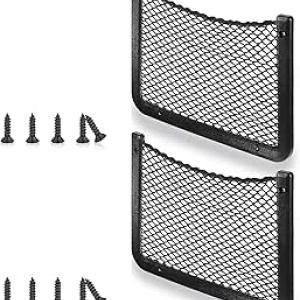 Filet de Rangement Voiture - 2 Pochettes Mesh Organisateur Auto RV