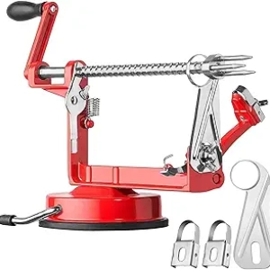 Éplucheur Pommes Professionnel - Lames Inox & Ventouse Puissante