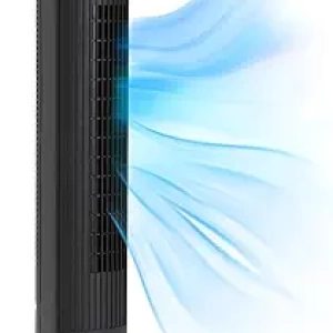 Ventilateur Oscillant Amazon Basics 60° - Tour Silencieuse 35W pour Chambre