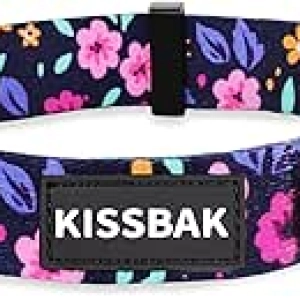 Collier de Chien Floral M - Collier Ajustable Chien Moyen KISSBAK