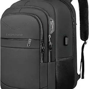 Sac à dos ordinateur 17 pouces TSA - Backpack voyage anti-vol avec port USB
