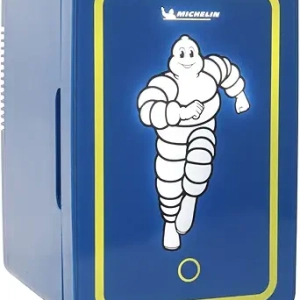 Mini Frigo Michelin 6L - Réfrigérateur Portable 12V/110V pour Bureau et Chambre