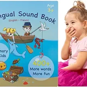 Livre interactif bilingue anglais-français pour enfants | Apprentissage ludique dès 3 ans