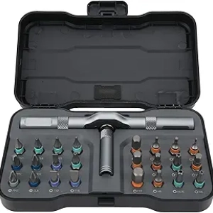 Kit Tournevis Cliquet 24 en 1 - Outil de Réparation Multifonction Portable