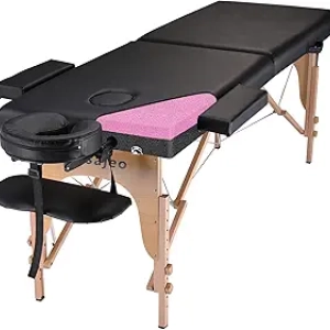 Table de Massage Professionnelle Portable 2 Sections - 84" Ajustable