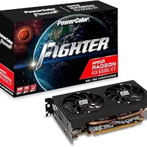PowerColor Fighter Radeon RX 6500 XT 4GB GDDR6 - Carte Graphique Gaming