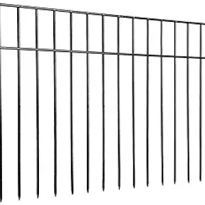 Barrière de Clôture Souterraine pour Animaux 15 Pack - 30 m - Acier Galvanisé
