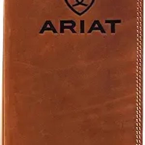 Portefeuille Ariat Rodeo Embossé Marron - Cuir Véritable
