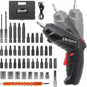 Tournevis Électrique Sans Fil 3.6V - 47 Accessoires + Batterie Rechargeable