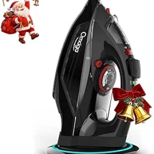 Fer à Repasser Sans Fil 1500W - Vapeur Puissante et Semelle Céramique