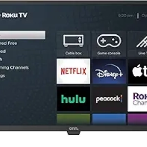 TV LED Smart 24 pouces ONN HD 720P Netflix Disney+ Google Assistant Reconditionné