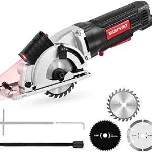 Mini Scie Circulaire Eastvolt 85mm - 5000RPM avec Guide Laser