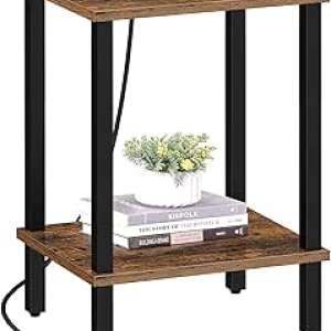 Table de chevet avec station de charge USB - TUTOTAK TB01BB040