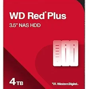 Disque dur NAS Western Digital 4TB WD Red Plus - 5400 RPM SATA