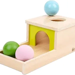 Boîte de Permanence de l'Objet Montessori - Jouet Éducatif 6-12 Mois