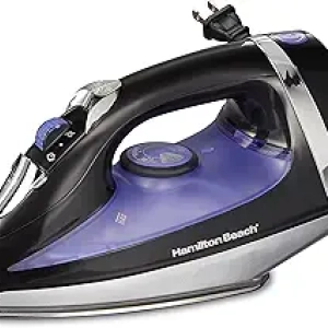 Fer à repasser vapeur Hamilton Beach 1200W - Semelle inox professionnelle