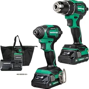 Perceuse Visseuse 18V Brushless Metabo HPT - Kit Combo avec Batterie