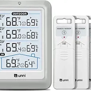 Thermomètre Hygromètre Numérique Sans Fil Intérieur Extérieur - 330ft