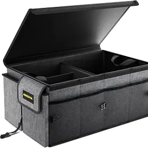 Organiseur de Coffre Auto 65L Pliable avec Couvercle - MIKKUPPA