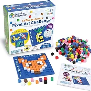 Pixel Art Challenge STEM - Jeu de Puzzle Mathématique Montessori