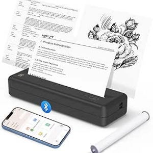 Imprimante Thermique Sans Encre Portable WiFi - Impression Mobile iOS Android
